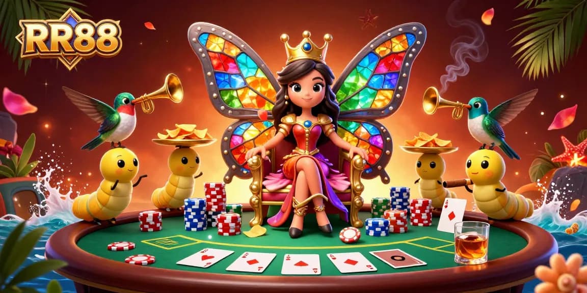 Engage in elite gaming at RR88 with charming characters and dynamic casino elements.