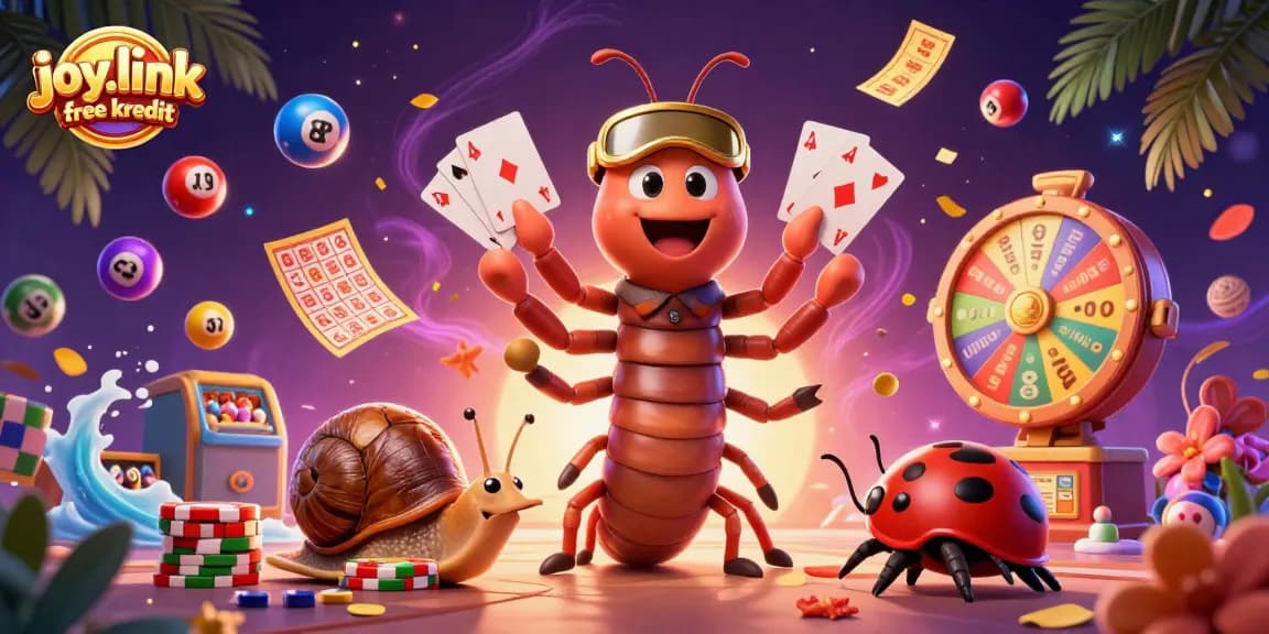 Experience the thrill of gaming with joy.link free kredit as colorful lottery elements come alive.