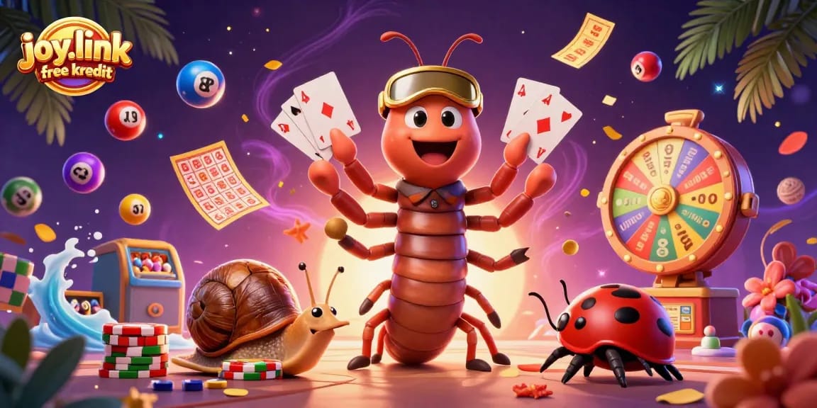 Experience the thrill of gaming with joy.link free kredit as colorful lottery elements come alive.