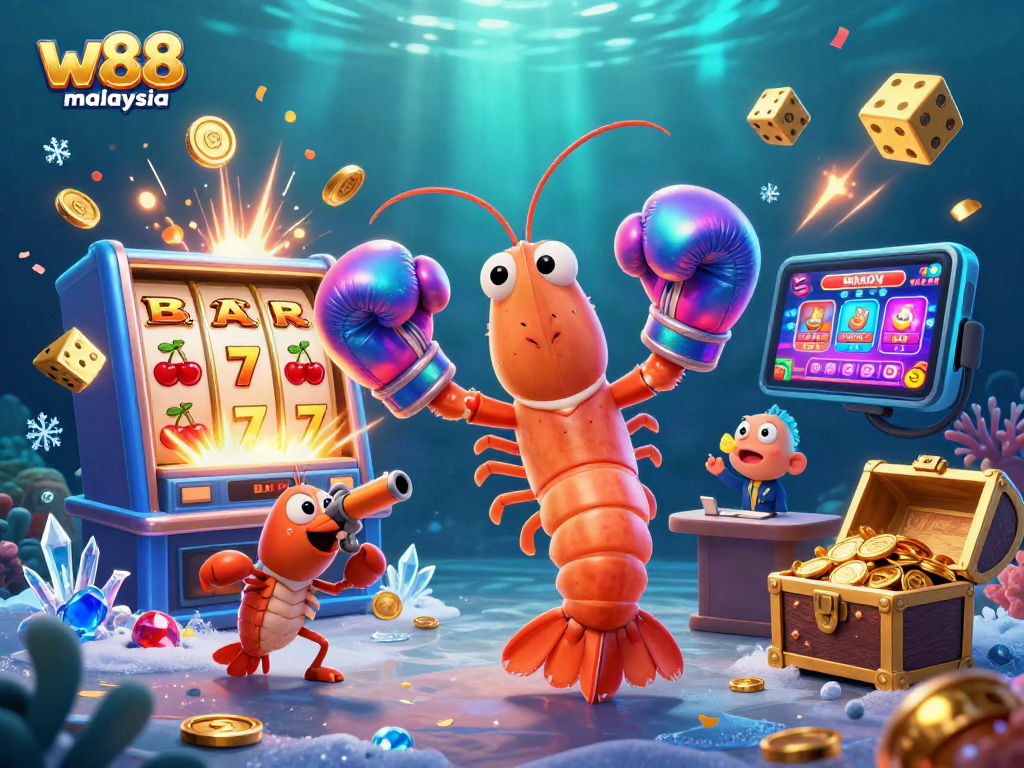 Engage in thrilling gameplay with w88 malaysia as vibrant characters and casino elements burst into action.
