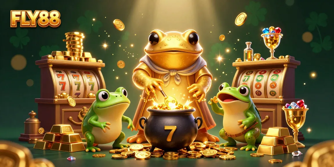 Experience thrilling wins at FLY88 with dynamic slot machines and vibrant golden treasures!