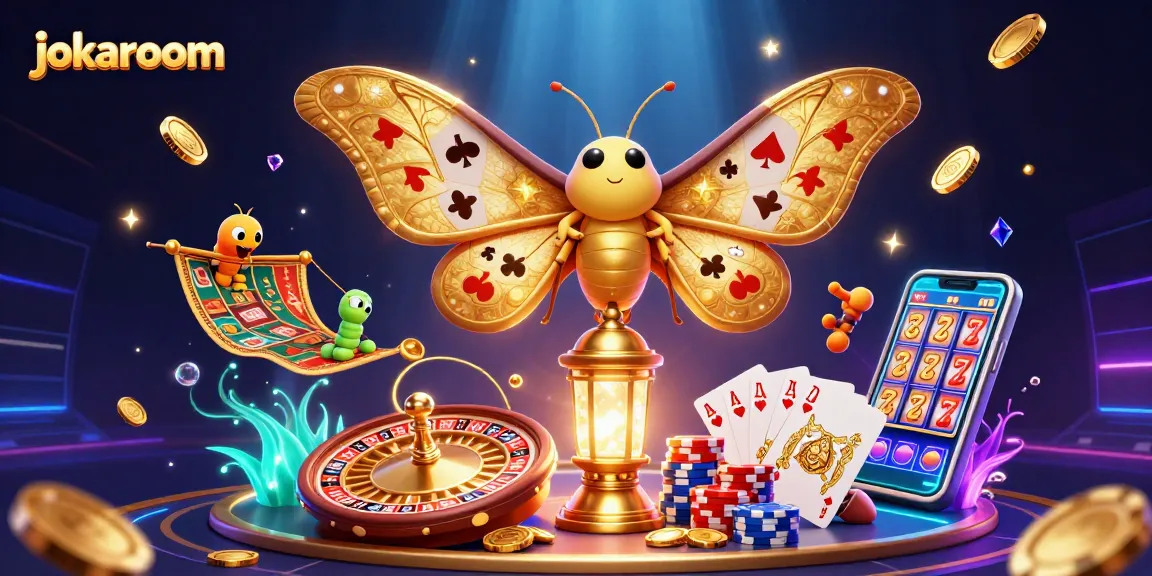 Experience thrilling casino games at jokaroom with dynamic 3D casino elements and vivid characters.
