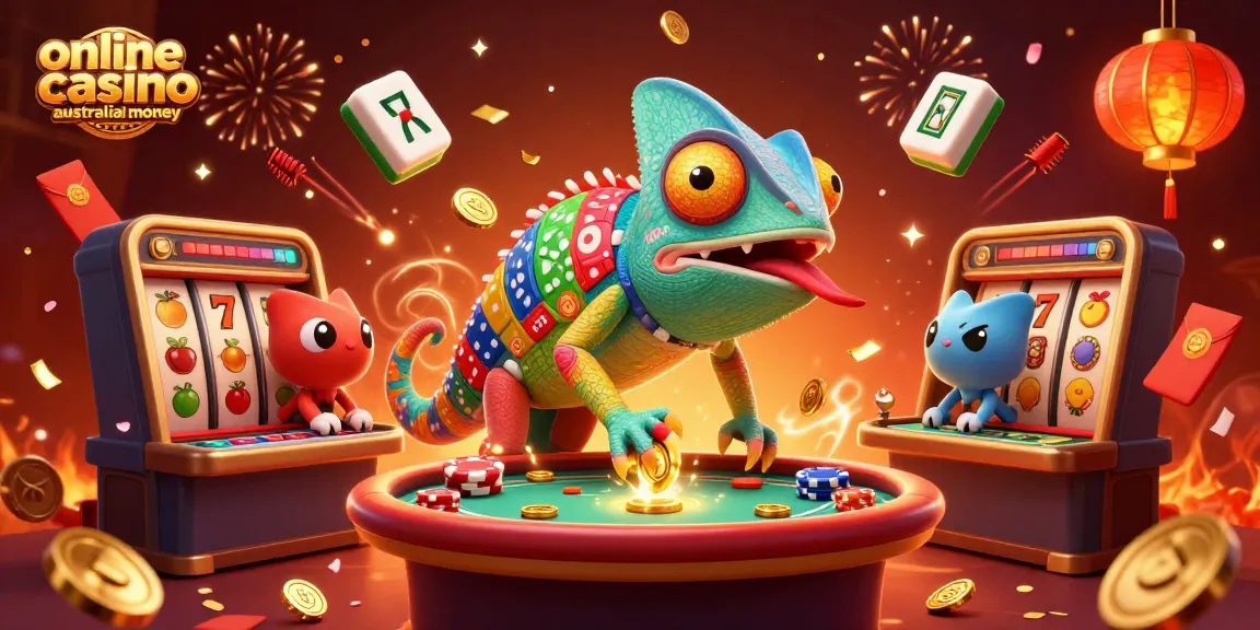 Engage with the action in an online casino Australia real money scene filled with vibrant gaming elements.